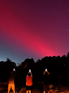 stunning aurora sightings across the US.